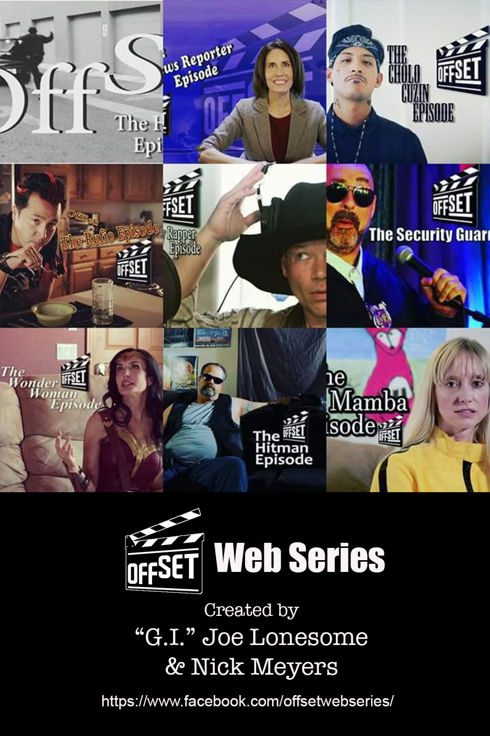 Joe Griffenberg, Keith Breckenridge, Monique Mosher, Addison Foskey, Leana Lewis, Emi Kimura, Dean Stone, Chad Bucio, and Ricky Fox in OffSet Web Series (2017)