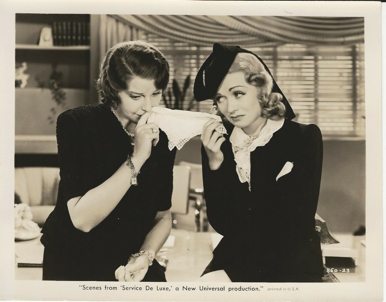 Constance Bennett and Helen Broderick in Service de Luxe (1938)