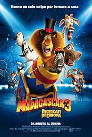 Frances McDormand, Jada Pinkett Smith, Chris Rock, David Schwimmer, Martin Short, Ben Stiller, Bryan Cranston, Tom McGrath, Christopher Knights, Jessica Chastain, and Chris Miller in Madagascar 3 - Ricercati in Europa (2012)