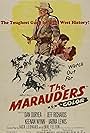 Dan Duryea, Jarma Lewis, and Jeff Richards in The Marauders (1955)