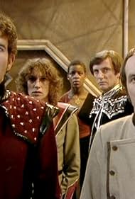 Jan Chappell, Paul Darrow, Michael Keating, Steven Pacey, and Josette Simon in Blake's 7 (1978)