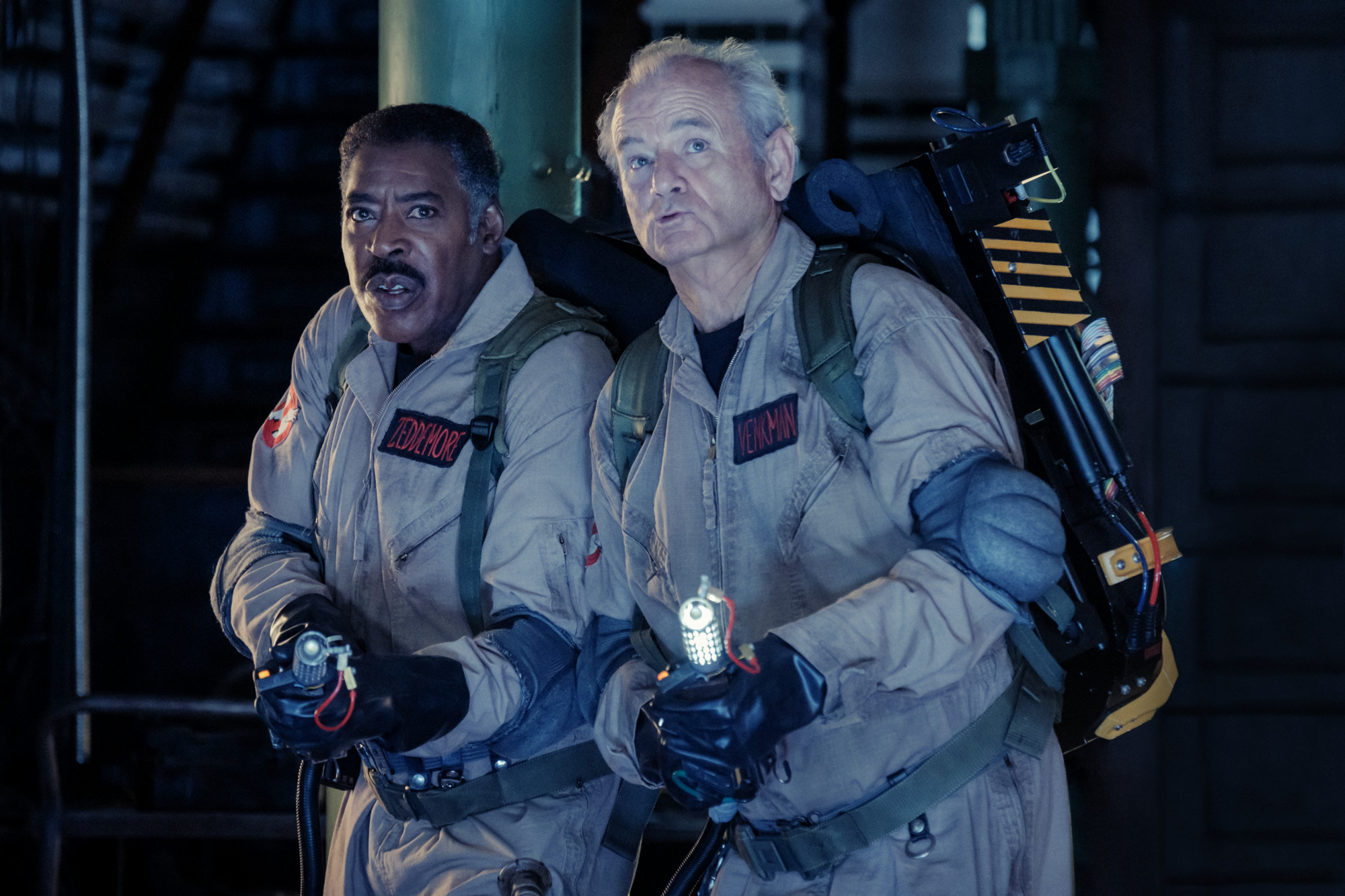 Bill Murray and Ernie Hudson in Ghostbusters: Frozen Empire (2024)