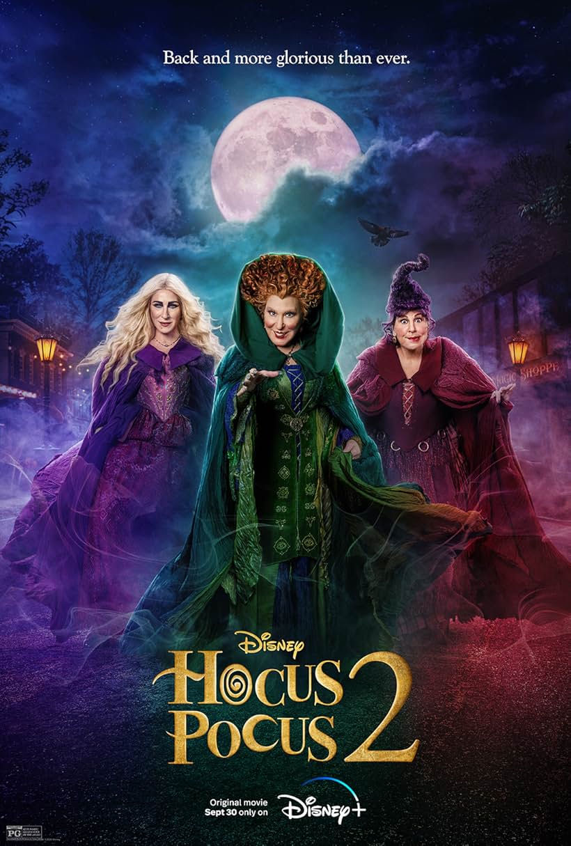 Bette Midler, Sarah Jessica Parker, and Kathy Najimy in Hocus Pocus 2 (2022)