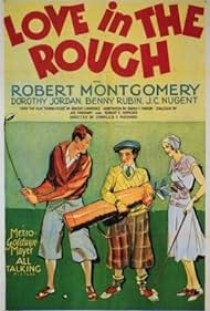 Dorothy Jordan, Robert Montgomery, and Benny Rubin in Love in the Rough (1930)