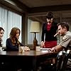 Neve Campbell, David Arquette, Marley Shelton, Hayden Panettiere, Emma Roberts, and Marielle Jaffe in Scream 4 (2011)