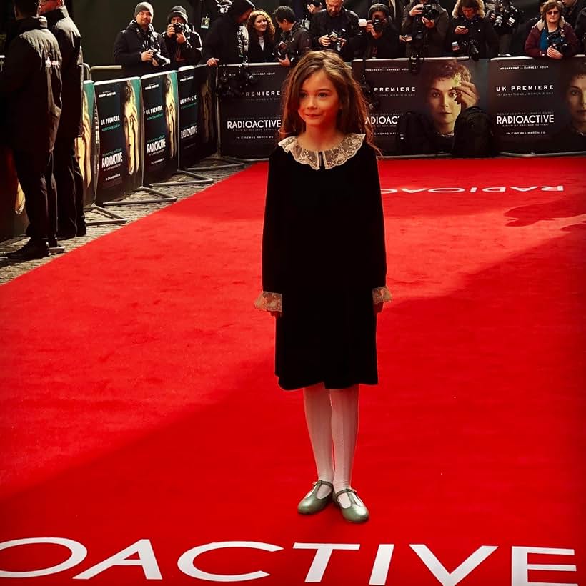 Indica Watson at the London premiere of Radioactive, March 2020