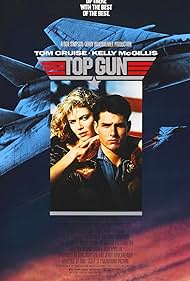 Tom Cruise and Kelly McGillis in Top Gun (1986)