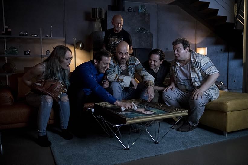 Ferenc Elek, Gábor Reviczky, Simon Szabó, Béla Mészáros, Ákos Inotay, and Andrea Petrik in Budapest Heist (2020)