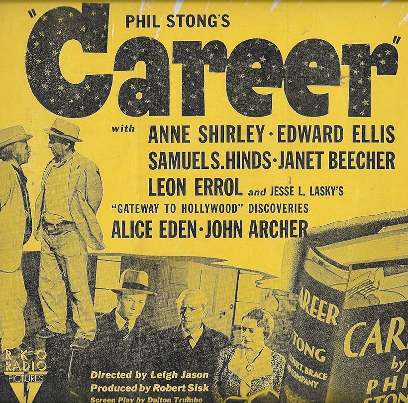 John Archer, Janet Beecher, Edward Ellis, Leon Errol, and Raymond Hatton in Career (1939)