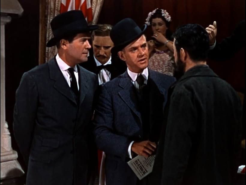 Dabbs Greer, Frank Lovejoy, and Nedrick Young in House of Wax (1953)