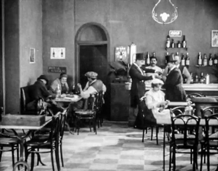 Maurice Chevalier, Georgette Sorelle, and Marcel Vallée in L'affaire de la rue de Lourcine (1923)