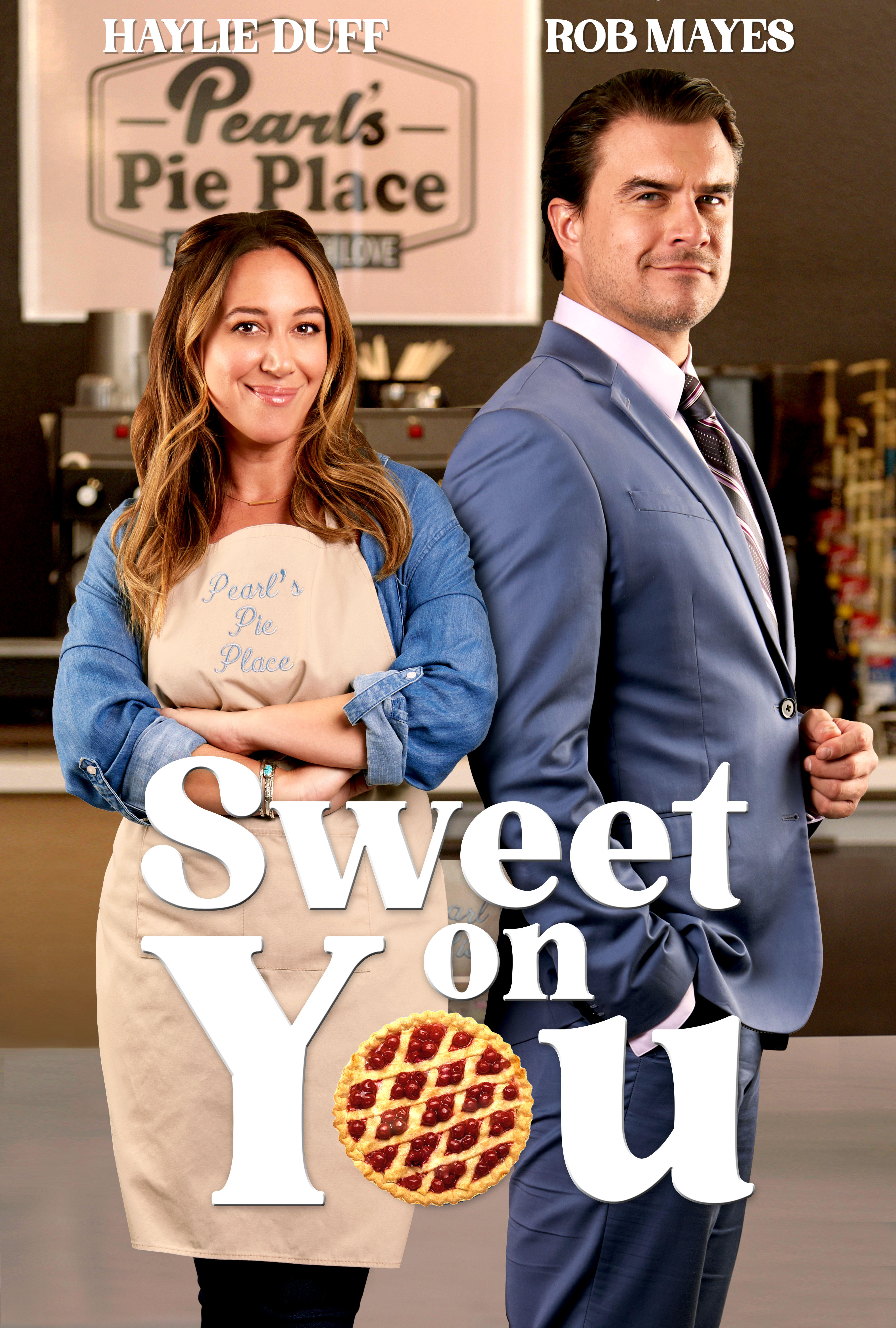 Haylie Duff and Rob Mayes in Sweet on You (2023)