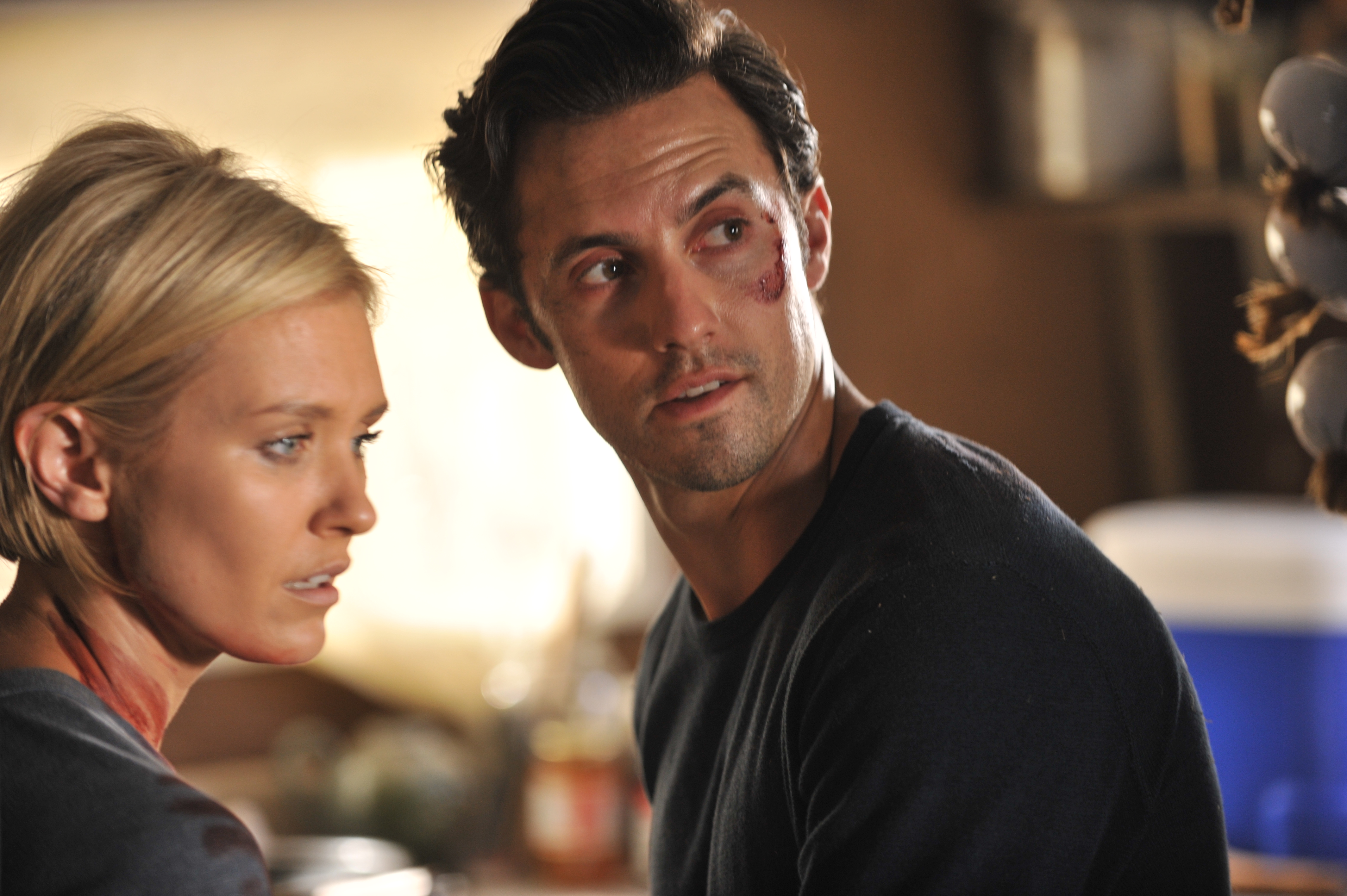 Milo Ventimiglia and Nicky Whelan in Chosen (2013)