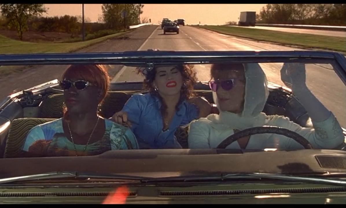 John Leguizamo, Wesley Snipes, and Patrick Swayze in To Wong Foo, Thanks for Everything! Julie Newmar (1995)