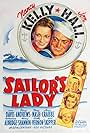 Kay Aldridge, Joan Davis, Jon Hall, Bruce Hampton, Nancy Kelly, and Wally Vernon in Sailor's Lady (1940)