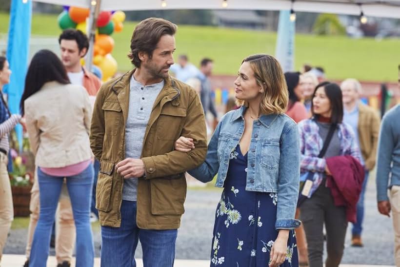 Torrey DeVitto and Niall Matter in Rip in Time (2022)