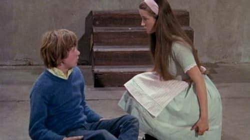 Jane Seymour and Peter Firth in Here Come the Double Deckers! (1970)