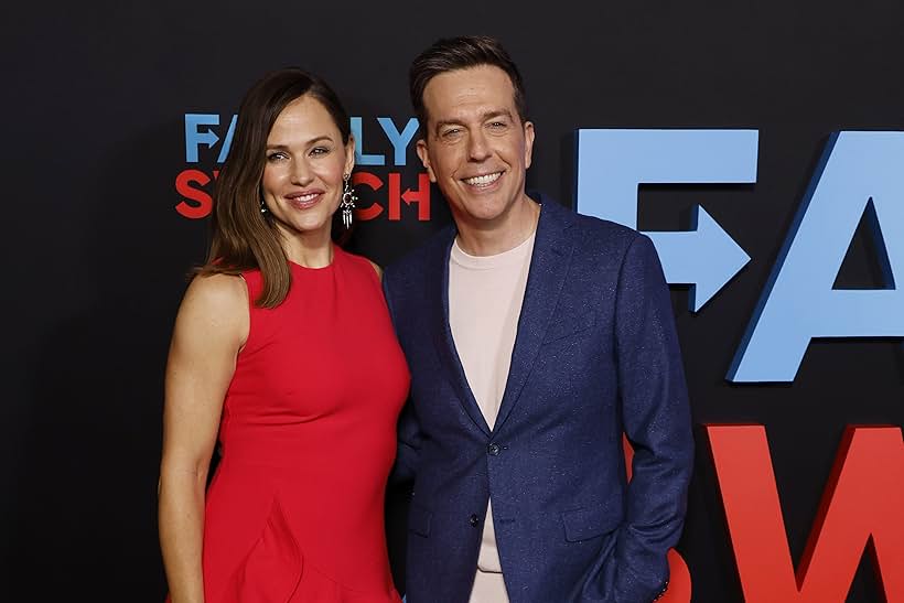 Jennifer Garner and Ed Helms at an event for Family Switch (2023)