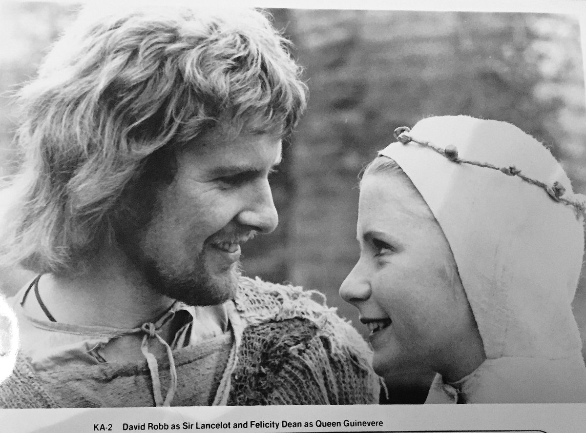 Felicity Dean and David Robb in The Legend of King Arthur (1979)