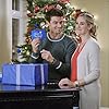 Brittany Bristow and Matt Cohen in Holiday Date (2019)