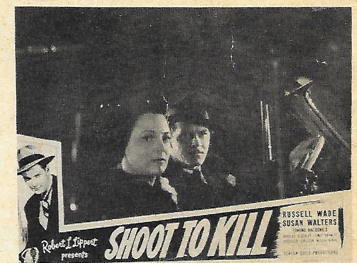 Robert Kent, Russell Wade, and Luana Walters in Shoot to Kill (1947)