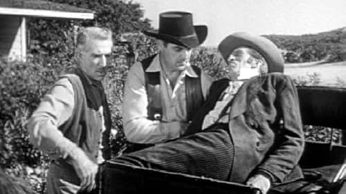 Rory Calhoun, Trevor Bardette, and Richard Hale in The Texan (1958)