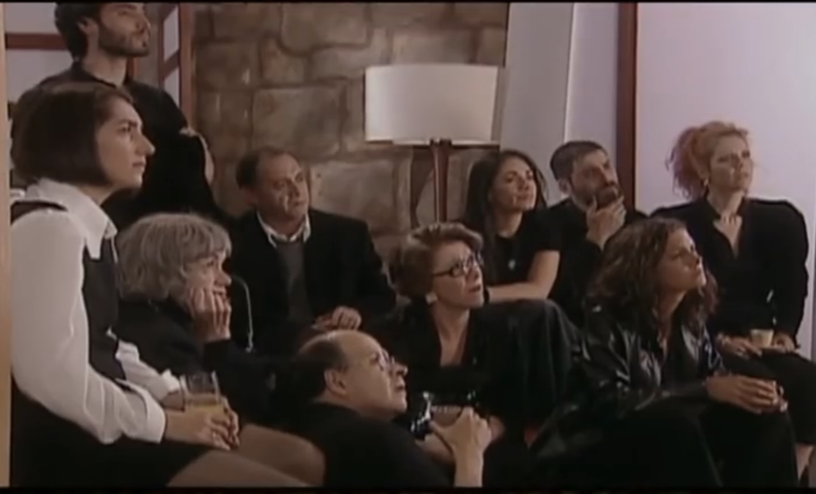 Fernando Arévalo, Constanza Duque, Robinson Díaz, Teresa Gutiérrez, and María José Martínez in Pecados capitales (2002)