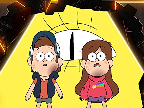 Jason Ritter, Kristen Schaal, and Alex Hirsch in Gravity Falls (2012)