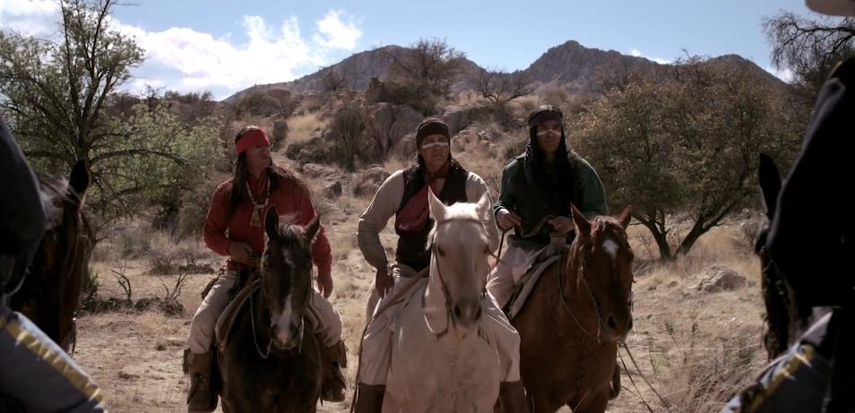 Joe Saenz, Sam Bearpaw, and Jon J. Gonzalez in Dead Men (2018)