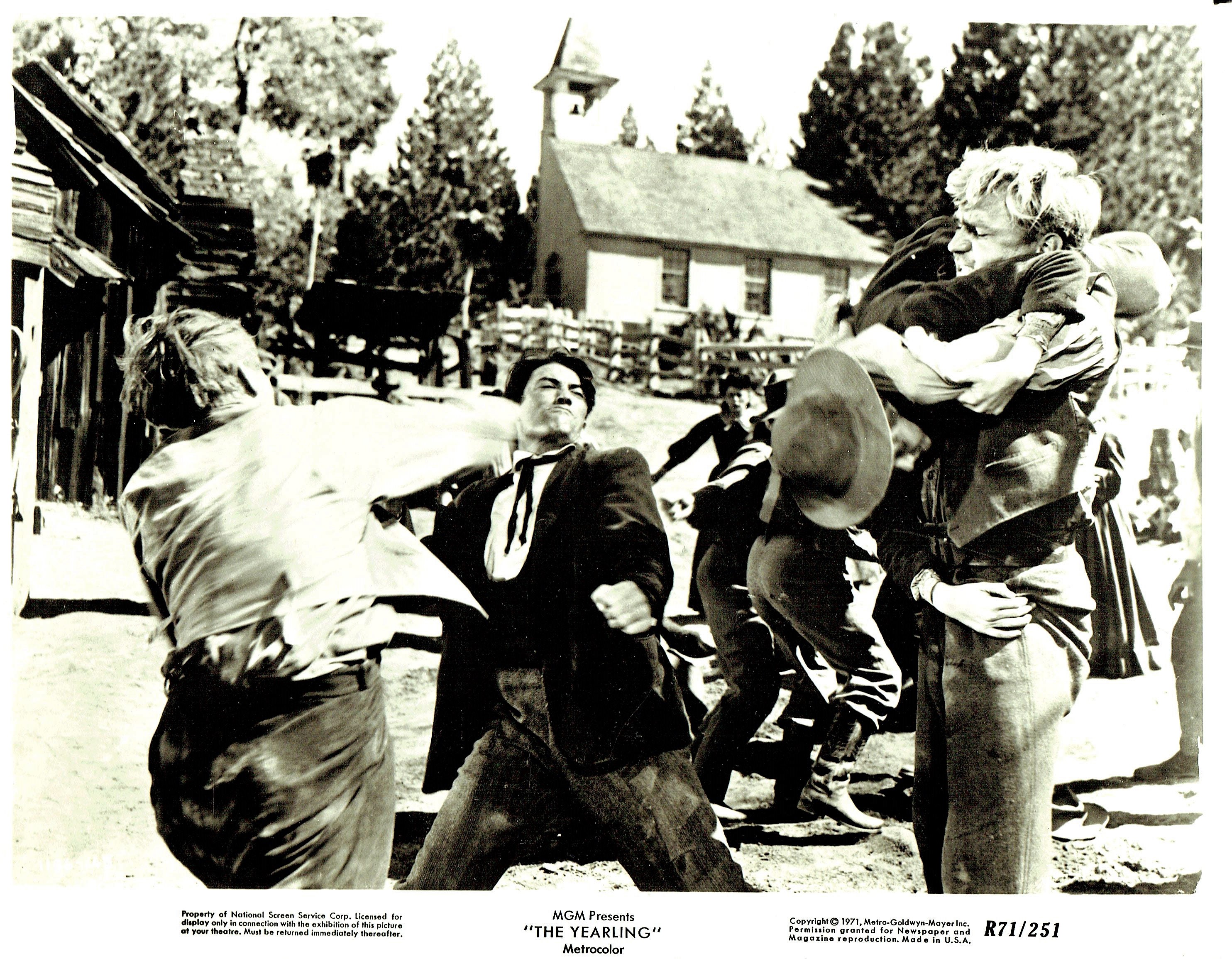 Gregory Peck and Forrest Tucker in The Yearling (1946)