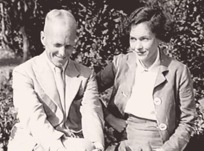 Maureen O'Sullivan and John Farrow