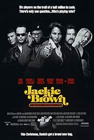 Robert De Niro, Samuel L. Jackson, Bridget Fonda, Pam Grier, Michael Keaton, and Robert Forster in Jackie Brown (1997)