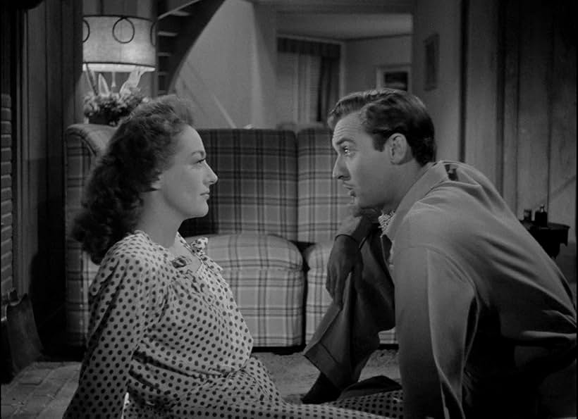 Joan Crawford and Zachary Scott in Mildred Pierce (1945)