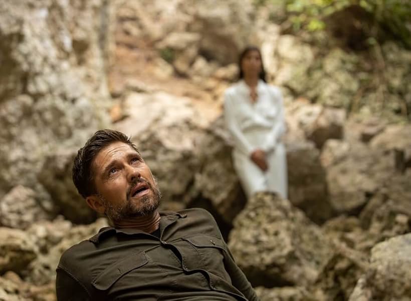 Roselyn Sanchez and Eric Winter in Fantasy Island (2021)