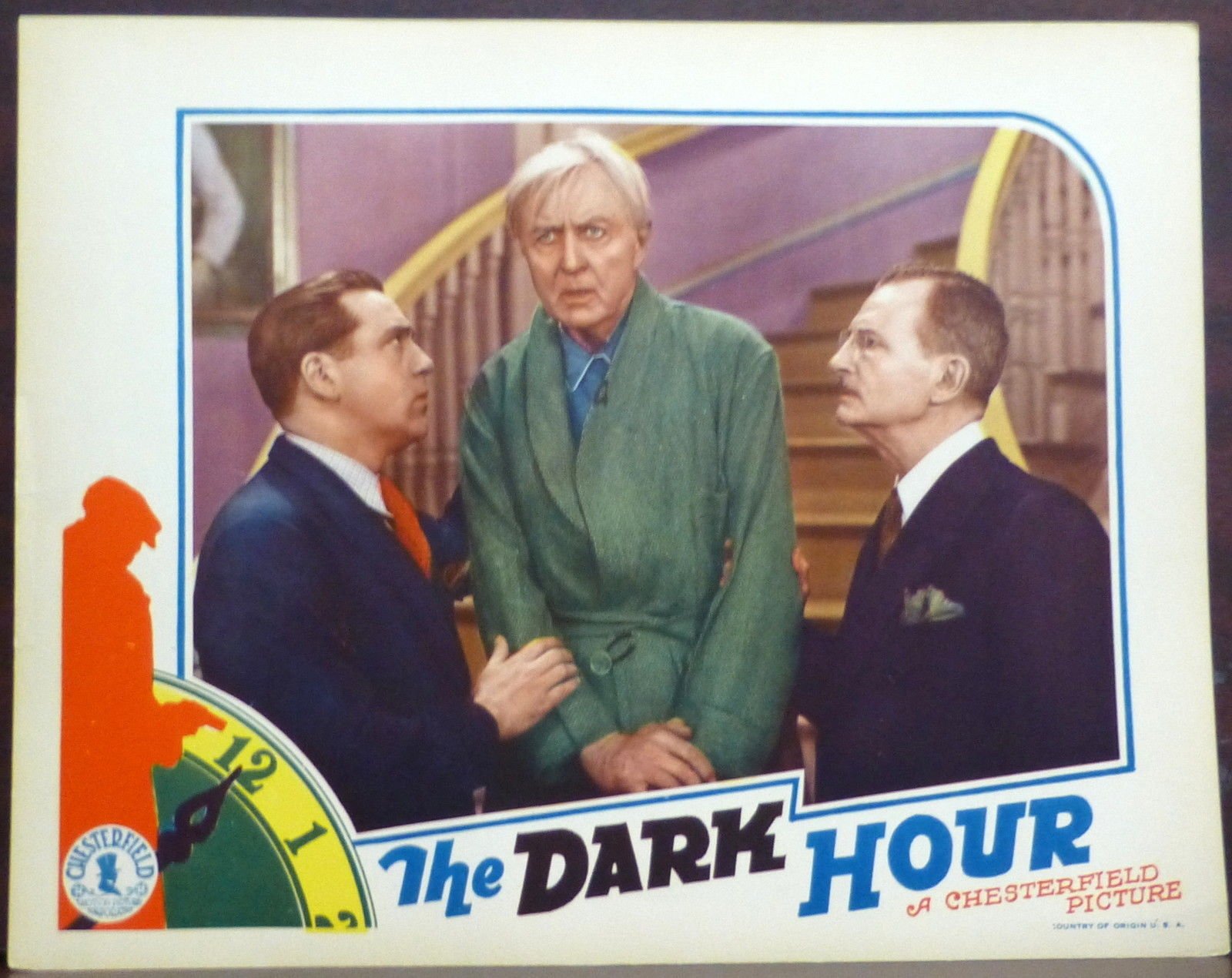 Hobart Bosworth, John St. Polis, and Ray Walker in The Dark Hour (1936)