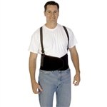 Liberty Glove-Durawear Back Support Belt With Detachable Suspenders, Black, Sm