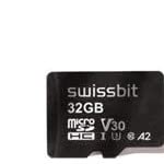 SFSD032GN1AM1TO-E-ZK-22P-STD, Memory Cards Industrial microSD Card, S-56u, 32 GB, 3D PSLC Flash, -25 C to +85 C