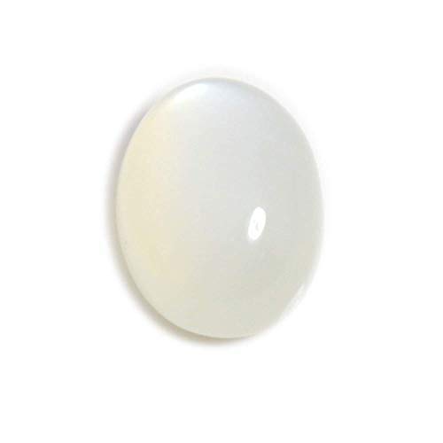 Pranjal GemsUnisex Moonstone 8.25 Ratti Cabochon Cut Natural Certified Chandrakant Mani Stone Gemstone