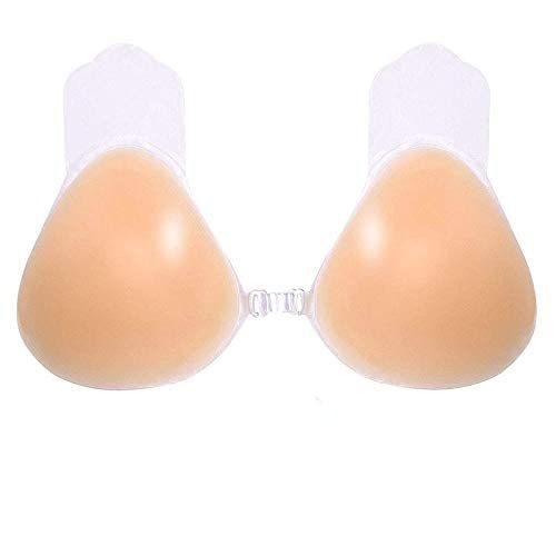 Adhesive  Reusable Nipple Pads, Invisible  Bra , Sticky  Bra  Reusable Silicone  Adhesive  womens Breast  Lifting   bra  Nipple Covers, C/D Cups