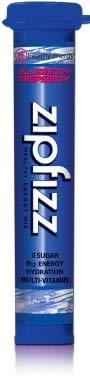 ZipfizzHealthy Energy Drink Mix, Limited Edition Blueberry Raspberry, 11g Single serving tubes - 30 Count