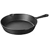 swiflon Cast Iron Skillets Non-Stick Frying Pans Griddle Egg Pan Round Indoor/Outdoor,Stove, BBQ, Grill Cookware，8 Inch