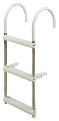 DotLine Stainless Steel 3 Step Gunwale Hook Boat Ladder