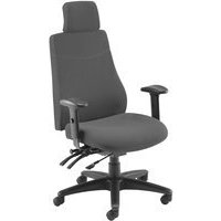 Avior Elbrus High Back Operator Black Chair KF73875, Fabric, 48 x 47 x 650 cm