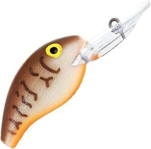 F9135V Super Teeny Wee-R Crankbait 1 1/2" 1/8 oz Brown - Fishing Bait for Salt Or Freshwater