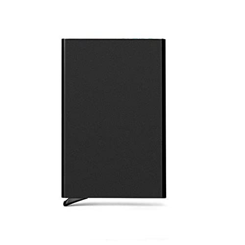 ArchAngel Ultra Slim Card Holder Wallet - Stealth Black Mach 2 - Mens Minimalist Slim Metal RFID Blocking Contactless Card Protector, Metal Wallet - 5 Year Guarantee