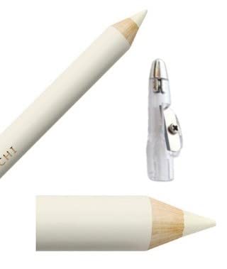 3 Pieces White Eye Pencil Waterproof Eyeliner Highlighter with Sharpener