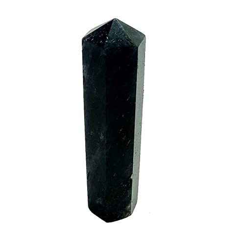 Crystal Reiki & agateNatural Blue Iolite Master Pencil Point Tourmaline Wand Tower Size 30mm to 40mm Approx.