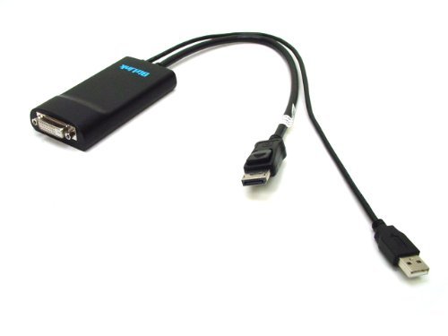 BIZLINK Display Port DVI-D Dual Link Adapter USB Powered Cable - XT625