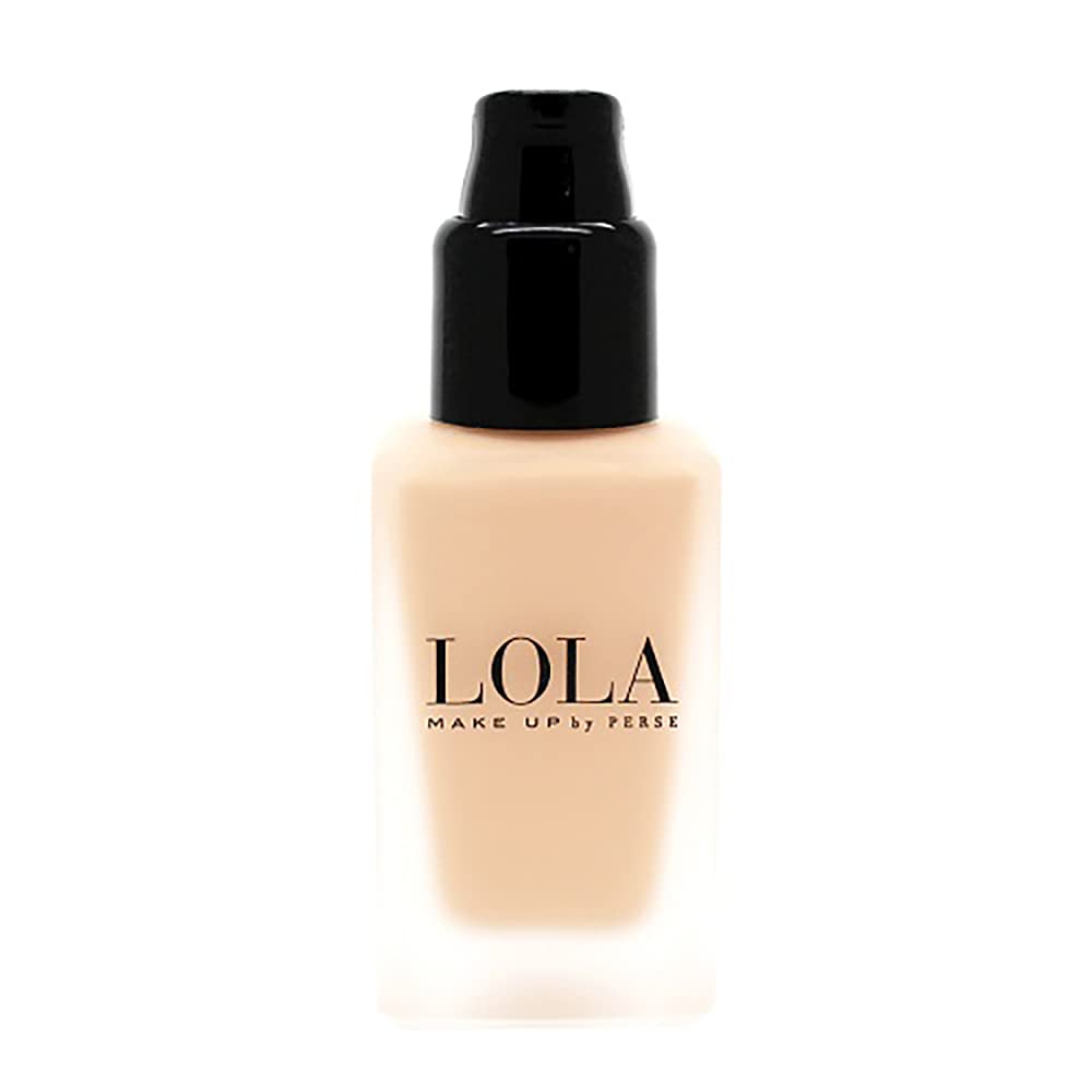 Lola Make-Up Flawless Matte Long Lasting Liquid Foundation, Light, Full Coverage, Buildable, Long Lasting, Vegan, No.B41 Light