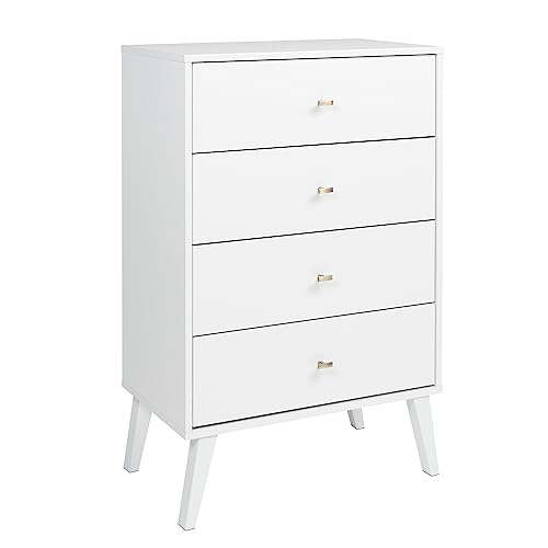 Prepac Milo 4-drawer Chest, White